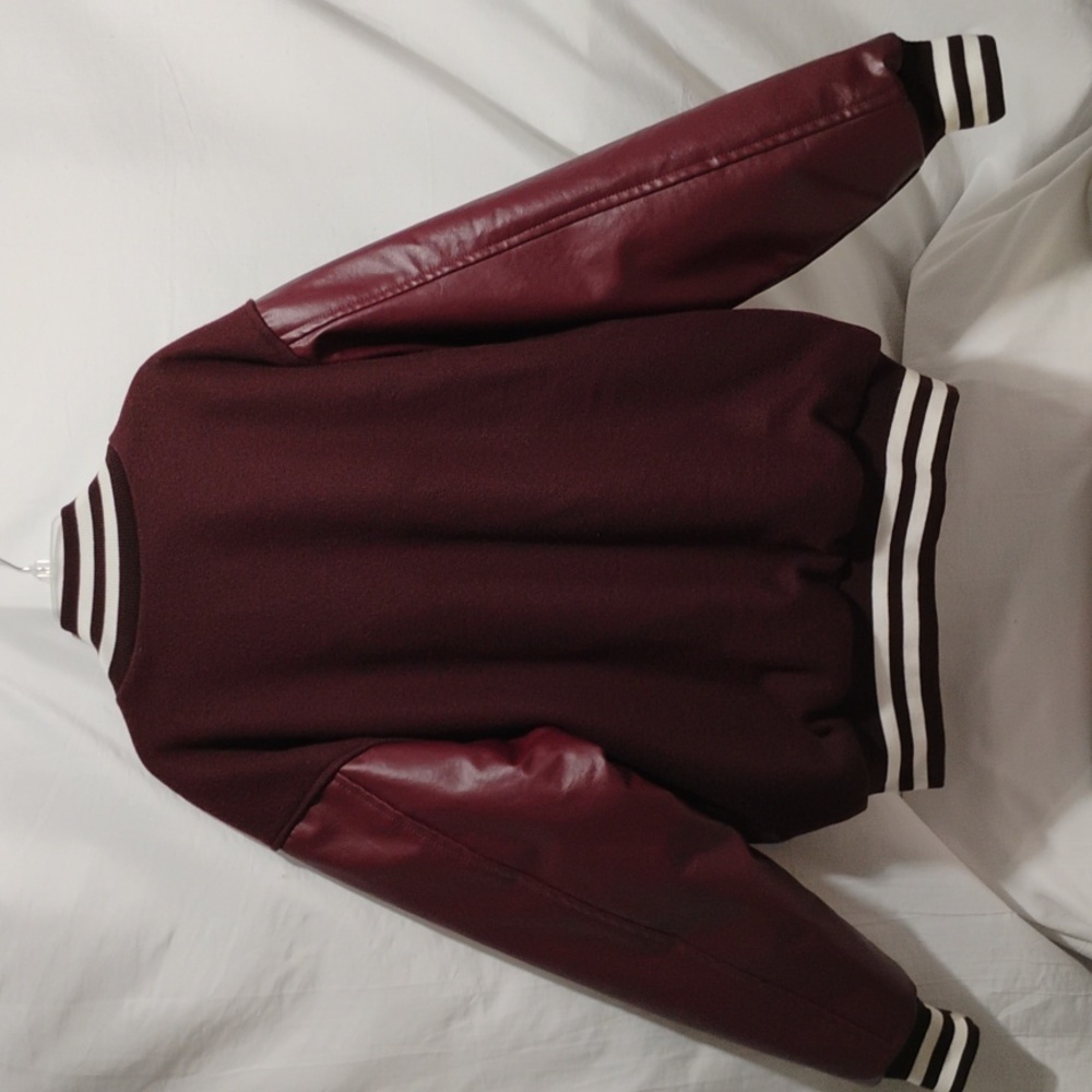 FLASH SALE! RARE! Awards USA Vintage Varsity Wool Leather Bomber Jacket (A-76) - Picture 7 of 13